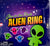 Glow In The Dark Alien Adjustable Rings (sold by dozen or display of 24)