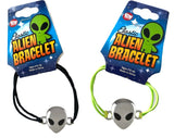 Stretch Alien Head Bracelet ( sol by the dozen)