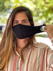 NEW !! Colored nylon spandex face Mask with Filter Sleeve. Washable & reusable! One size fits most - MADE IN USA