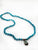 TURQUOISE COLOR BEAR CLAW NECKLACE (sold by the piece)