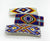 SEED BEAD & LEATHER HAIR BARRETTE ( sold by the piece)