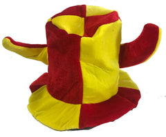 JESTER PLUSH PARTY CARNIVAL HAT (Sold by the piece) *- CLOSEOUT $2 EACH