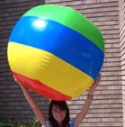 GIANT SIZE BEACH BALL INFLATE 48 INCH  (Sold by the piece)