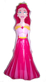 PRINCESS WITH TIARA 36 INCH INFLATABLE  ( sold by the dozen )