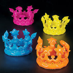 GIANT SIZE INFLATEABLE CROWNS ( sold by the dozen )