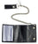 WOLF AMERICAN FLAG TRIFOLD LEATHER WALLETS WITH CHAIN (Sold by the piece)