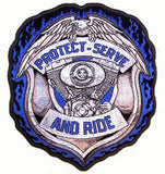 PROTECT AND SERVE JUMBO 6 INCH PATCH (Sold by the piece)