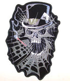 SKELETON SPIDER WEB JUMBO PATCH (Sold by the piece)