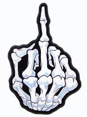 MIDDLE FINGER JUMBO 11 INCH PATCH (Sold by the piece)