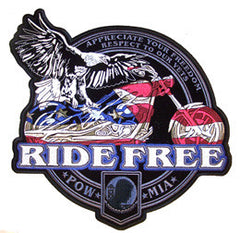POW RIDE FREE JUMBO PATCH (Sold by the piece)