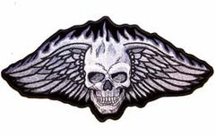 JUMBO SKULL WINGS JUMBO PATCH 12X6(Sold by the piece)
