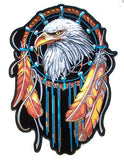 JUMBO EAGLE DREAMCATCHER PATCH 6 INCH (Sold by the piece)