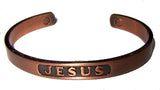 JESUS PURE COPPER MAGNETIC CUFF BRACELET  (sold by the piece )