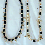 SPIKED METAL 18 INCH NECKLACES (Sold by the PIECE OR dozen) CLOSEOUT ONLY $ 1 EA