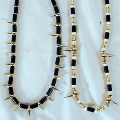 SPIKED METAL 18 INCH NECKLACES (Sold by the PIECE OR dozen) CLOSEOUT ONLY $ 1 EA