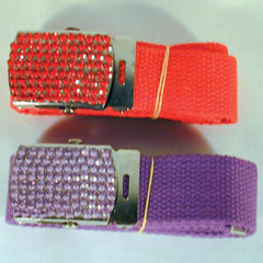 PLAIN JEWEL BUCKLES WITH BELT (Sold by the PIECE OR dozen) CLOSEOUT NOW ONLY 50 CENTS EA