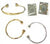 MAGNETIC GOLD OR SILVER BANGLE BRACELETS (Sold by the piece or dozen) - CLOSEOUT $ 1.50 EA