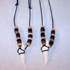LARGE BONE SHARK TOOTH NECKLACES (Sold by the PIECE OR dozen) * CLOSEOUT NOW ONLY 75 CENTS EA