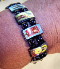MAGNETIC HEMATITE RELIGLOUS BRACELETS (Sold by the PIECE OR dozen)