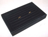 BLACK SMALL RING DISPLAY TRAY (Sold by the piece)