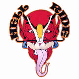 JUMBO BACK 9 INCH PATCH HELL RIDE DEVIL CHICK (Sold by the piece)