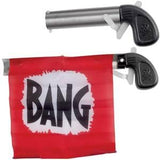 5 INCH TOY PISTOL GUN WITH BANG FLAG ( sold by piece)