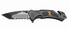 POLICE W CAR FOLDING  BLADE KNIFE (Sold by the piece)