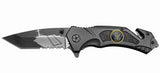 NAVY W SHIP FOLDING LOCK BLADE KNIFE (Sold by the piece)