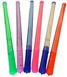 18" CHECKERED COLORED LIGHT UP FLASHING STICKS ( sold by the piece or dozen)