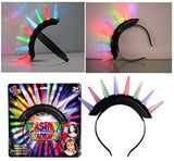 LIGHT UP SPIKE MOHAWK (Sold by the piece) CLOSEOUT $2.50 EA