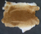 LIGHT BROWN NATURAL RABBIT SKIN PELT (Sold by the piece of dozen )