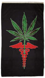 POT LEAF MEDICAL MARIJUANA 3' x 5' FLAG (Sold by the piece)