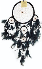 MEDIUM BLACK DREAMCATCHER 6.5" X 20" (sold by the piece)