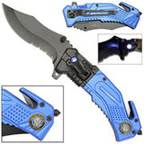US NAVY LED  FOLDING KNIFE (sold by the piece )