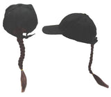 BROWN BRAID BASEBALL HAT (Sold by the piece)