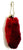 COLORED RABBIT FOOT KEYCHAINS (Sold by the dozen assorted or by color )