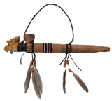 MOOSE HEAD WOODEN PEACE PIPE (Sold by the piece)