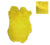 YELLOW DYED COLOR RABBIT SKIN PELT (Sold by the piece)