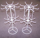 WHITE 16 INCH SPINNING DISPLAY RACK (Sold by the piece) *- CLOSEOUT NOW $7.50 EACH