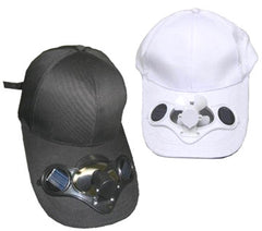SOLAR POWERED FAN BASEBALL HAT (Sold by the piece) *- CLOSEOUT NOW $5 EA