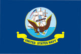 NYLON HEAVY DUTY UNITED STATES US NAVY SHIP military 3' X 5' FLAG (Sold by the piece)