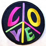 LOVE L O V E PEACE PATCH (Sold by the piece)