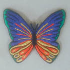 BUTTERFLY 3 INCH PATCH (Sold by the piece or dozen ) -* CLOSEOUT AS LOW AS 75 CENTS EA