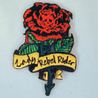 LADY REBEL RIDER PATCH (Sold by the piece)