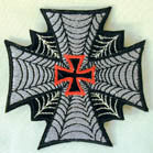 IRON CROSS WEBS PATCH (Sold by the piece)