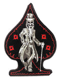 SKELETON CANE SPADE PATCH (Sold by the piece)