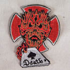 DEVIL CARD 3 INCH PATCH (Sold by the piece OR dozen )  *-CLOSEOUT AS LOW AS 50 CENTS EA