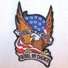 AMERICAN BY BIRTH PATCH (Sold by the piece OR dozen ) *- CLOSEOUT  75 CENTS  EACH