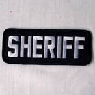 SHERIFF 4 INCH PATCH ( Sold by the piece or dozen ) *- CLOSEOUT AS LOW AS 75 CENTS EA