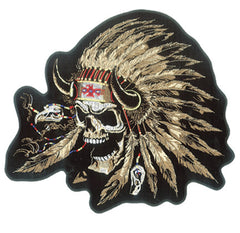 SKULL BONNETT 5 INCH PATCH (Sold by the piece)